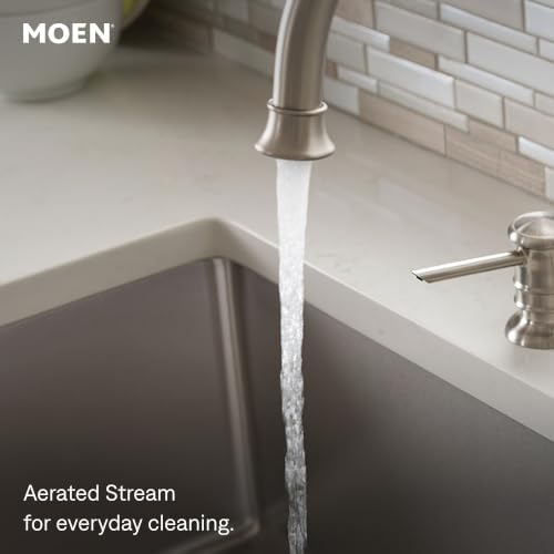 Moen 87042SRS Edison One-Handle High Arc Kitchen Faucet - Image 4