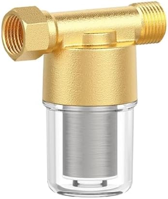 Brass Sediment Water Heater Filter Standard 1/2" Thread Connection for Washing Machines by Unknown