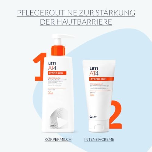 LETI AT4 Intensivcreme - Akut-Hautpflege bei Extrem trockener Oder bei akuten atopischen Ekzemen, 100 ml Cream - Image 5