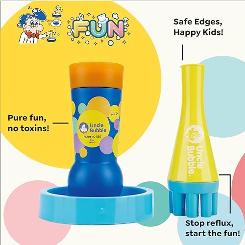 Uncle Bubble Mini Bubble Blower, Green for Toddlers & Kids - Image 5