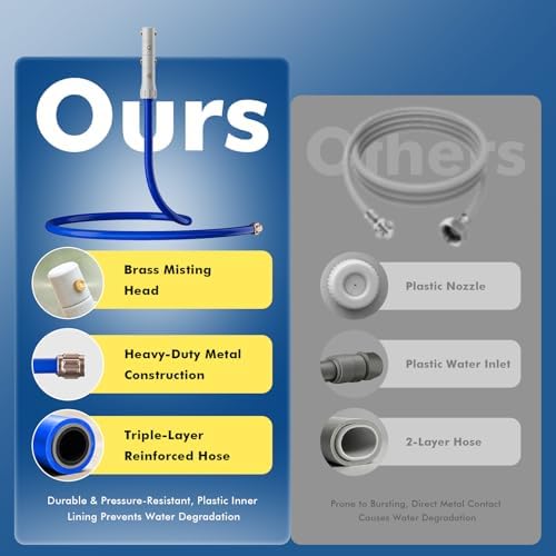 RESTMO Adjustable Misters for Outside Patio, Outdoor Cooling Misting System - Image 6