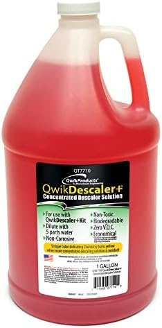 QwikDescaler+ Concentrated Tankless Water Heater Descaler Solution (1 Gal) by QwikProducts