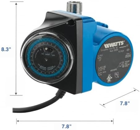Watts Heat H2O 0955805 Hot Water Recirculation System Programmable Timer - Image 2
