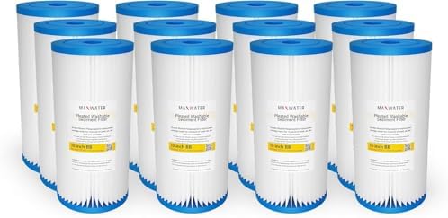 Max Water 50 Micron 10 x 4.5 Pleated Sediment Water Filter, Washable Replacement Cartridge for 10" BB Whole House Systems Compatible with R50-BBSA, FXHSC, WFHDC3001, W50PEHD, GXWH40L (12 Pack) - Image 7