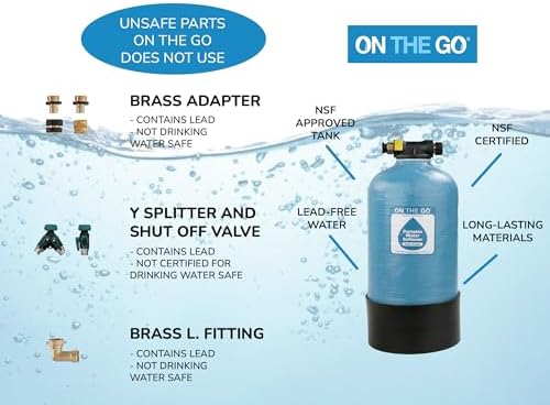 On The Go Portable Water Softener, 16,000 Grain Capacity, Double Softener, Standard Head, Made in USA - Image 6
