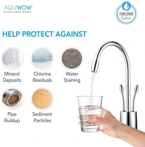 CTO20BB 5 Micron 4.5" x 20" Carbon Block Water Filter Set – Replacement Cartridges for Whole House and Under Sink Systems, Universal Standard Size (1, 20 x 4.5) - Image 6