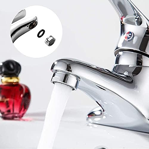 6 Pack Faucet Aerator 2.2 GPM Bathroom Sink Aerator Regular Standard Replacement Parts with Brass Shell 15/16-Inch Male Threads Aerator Faucet Filter with Gasket for Kitchen Bathroom - Image 4