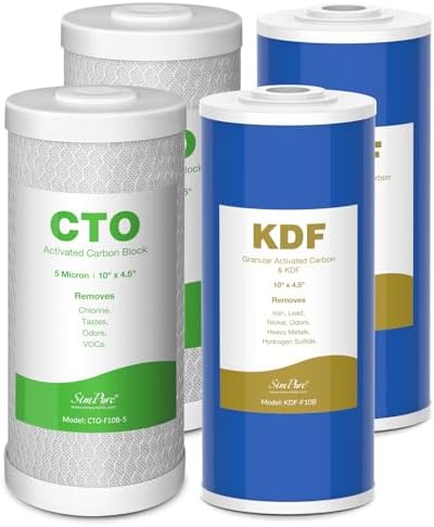 SimPure 2-Stage 10" x 4.5" Whole House Water Filter Replacement by SimPure_Water