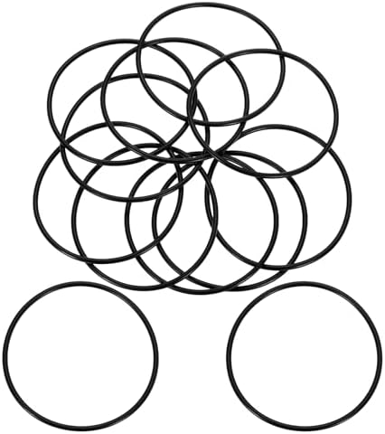 uxcell 10Pcs AS-146 NBR 70A O-Rings 2-5/8"ID x 3/32"CS/2.612"ID x 0.103"CS by uxcell