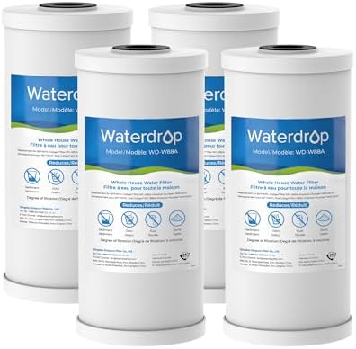 Waterdrop FXHTC Sediment and Carbon Water Filter for GE® FXHTC, 5 Micron by Waterdrop