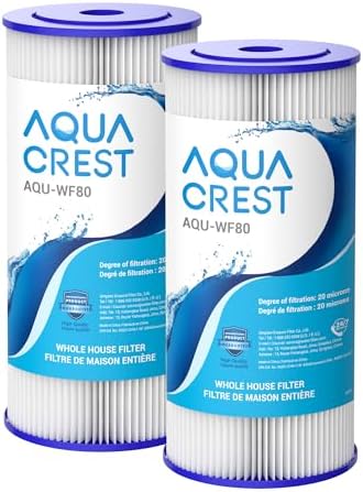 AQUA CREST FXHSC Whole House Water Filter for GE® FXHSC, 20 Micron by AQUACREST