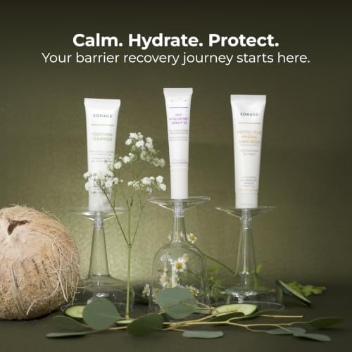 Sonage Sensitive Skin Barrier Recovery Kit, 3-Step Routine with SPF 30 - Image 3