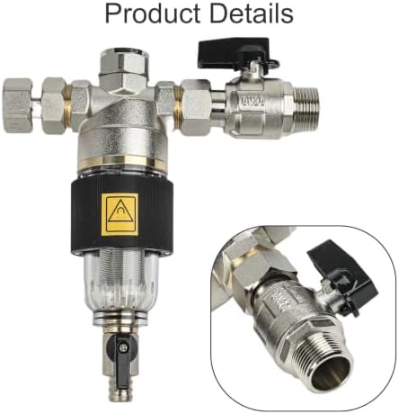 DN20 Magnetic Water Filter for Boiler, Sludge Separator with Brass - Image 4