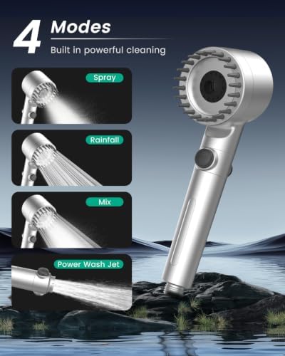 Filtered Shower Head with Handheld 4PCS Filters ShowerHead - Image 6