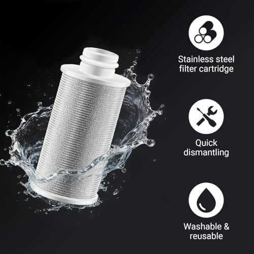 Brass Sediment Filter, Washing Machine Water Filter Garden Hose Sediment Filter for Electric Water Heater Shower - Image 6