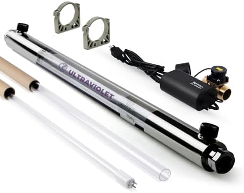 iSpring Whole House Water Filter Bundle with WSP100ARJ Spin-Down Sediment Filter, Upgraded Jumbo Size, 100 Microns and UVF55FS UV Water Filter, 55W, 12 GPM - Image 5