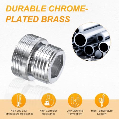 M METERXITY 1-Pack Faucet Adapter, M24 Male to G1/2 Male, for Kitchen - Image 4