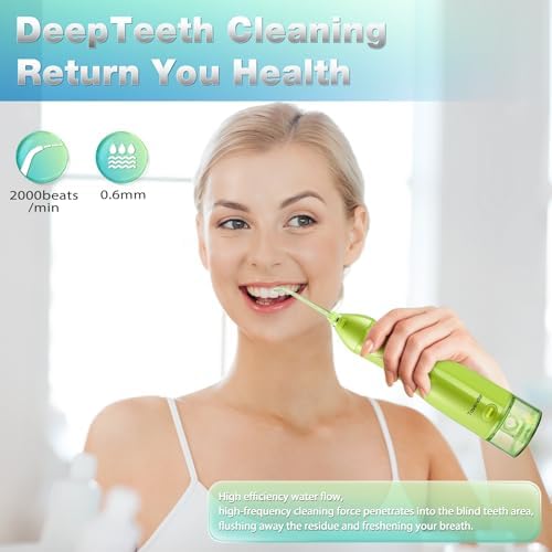 TOVENDOR Electric Water Dental Flosser Teeth Pick, Cordless Oral Irrigator - Image 4