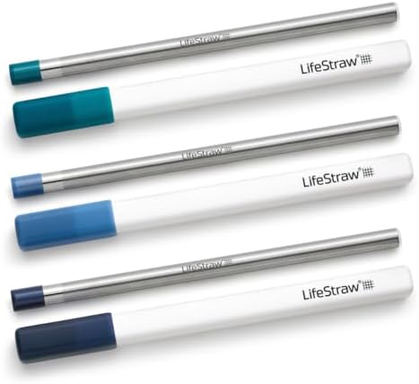 LifeStraw Sip – Reusable Stainless Steel Water Filter Drinking Straw by Unknown
