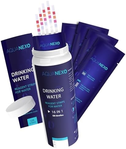 16-in-1 Drinking Water Test Kit, 125 Strips for Tap & Well Water by Unknown