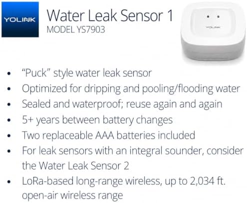 YoLink Water Leak Sensor 1, YS7903 - Image 2
