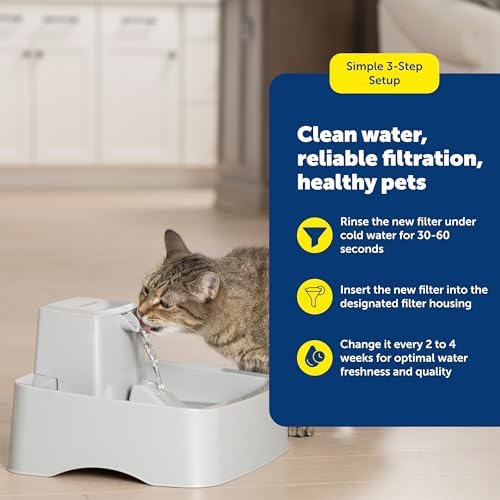 PetSafe Drinkwell Pet Fountain Replacement Carbon Filters, 4 Filters - Image 4