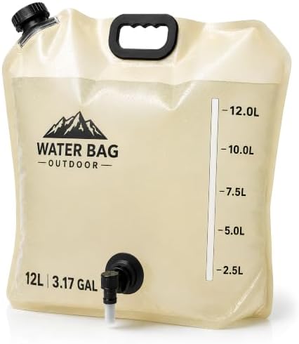 3.17 Gallon/12L Collapsible Water Container with Spigot by CoreMuseOutdoor