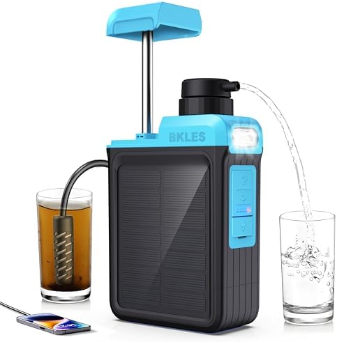 BKLES 3-in-1 Water Filter System for Survival Gear & Emergency Preparedness by DesignforOutdoorWaterFilte