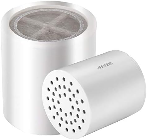 Shower Filter Replacement Cartridge for Hard Water Universal (2Pcs) by GOGOUP