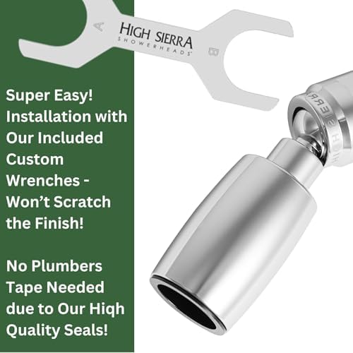 High Sierra® - CLASSIC™ Solid Lead-Free Metal 1.8 GPM Award Winning. Low Flow Shower Head. Patented Nozzle Never Clogs - Matte Black Finish - Image 5