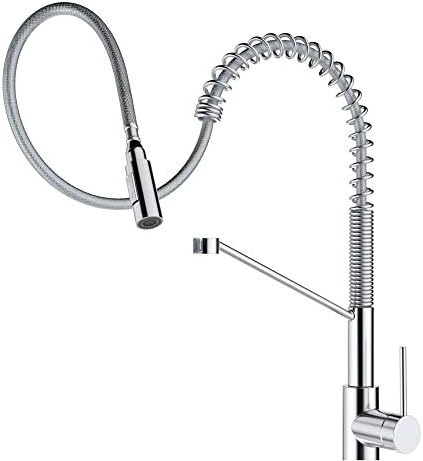 KRAUS Oletto Commercial Style Single Handle Pull Down Kitchen Faucet with QuickDock Top Mount Installation Assembly in Chrome, KPF-2631CH - Image 5