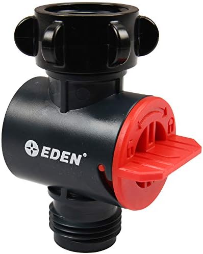 Eden 20138 Inline Water Filter for Garden Hoses and Tools - Anti-Rust, 50 Mesh Stainless Steel Screen, Easy Install, High Flow 11 GPM, Max Pressure 120 PSI, Protects from Sediment by EDEN