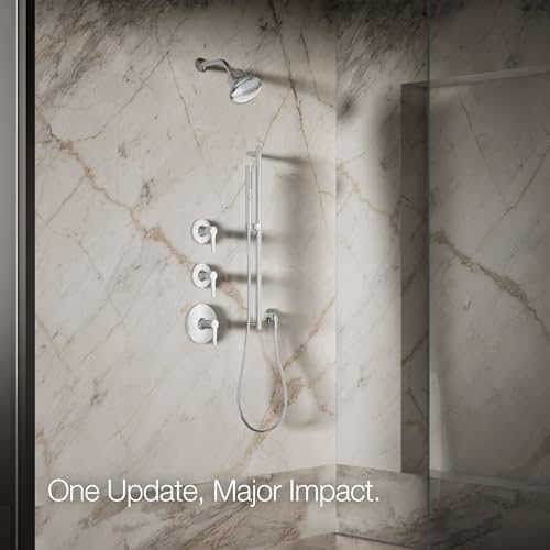 KOHLER Cinq Round Single-Function Filtered Showerhead, 2.5 GPM - Image 6