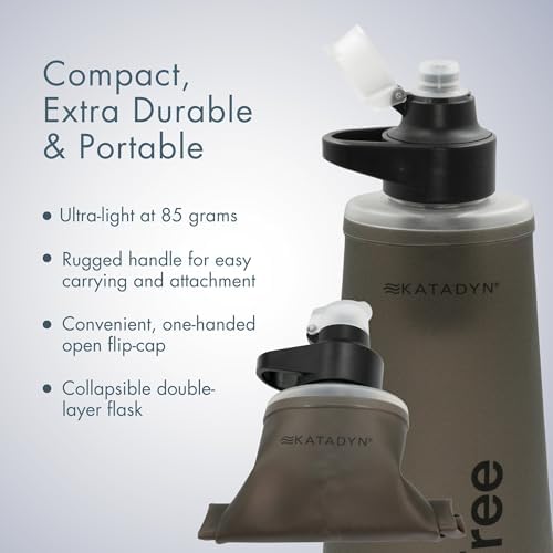 Katadyn BeFree 1L Lightweight Collapsible Water Filter Bottle for Outdoors - Image 4