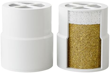 Replacement Cartridge Shower Filter for Jolie Shower Head (2 pcs) by IceCubeMolds