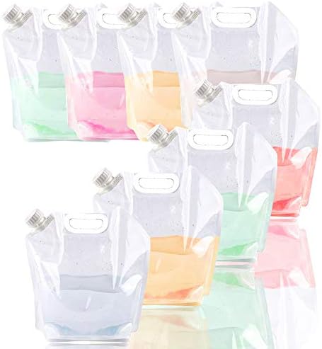 SUPANT Collapsible Emergency Water Jug Container Bag, Freezable, BPA Free Plastic Water Carrier Tank, Outdoor Folding Water Bag for Sport Camping Riding Mountaineer Backoacking, Food Grade by SUPANT