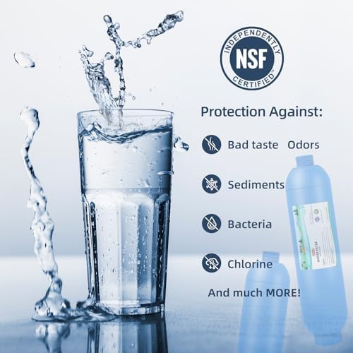 2PK NSF Certified Inline RV Drinking Water Filter & Flexible Hose Protector - Image 4