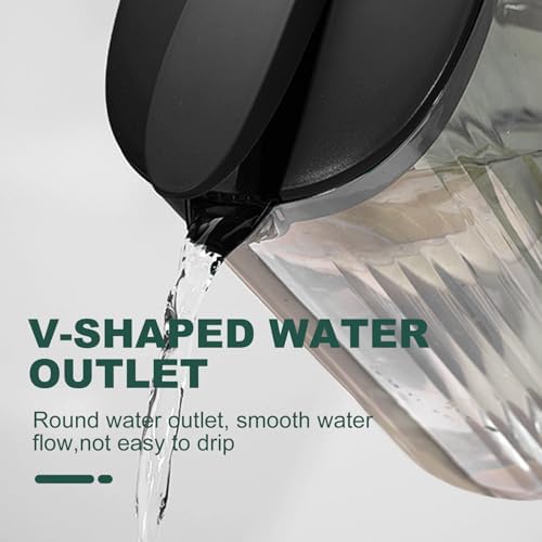 DOITOOL Household Water Pitcher with Lid 2.2L Cold Water Kettle for Fridge Juice Container Kitchen Beverage Jug Food-Safe Material - Image 3