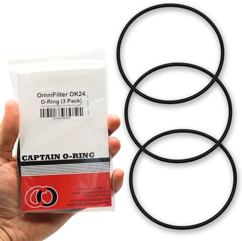 Captain O-Ring – Replacement OK24 O-Rings for Omnifilter Legacy/Older Model Water Filter Housings (3 Pack) by CaptainO-Ring