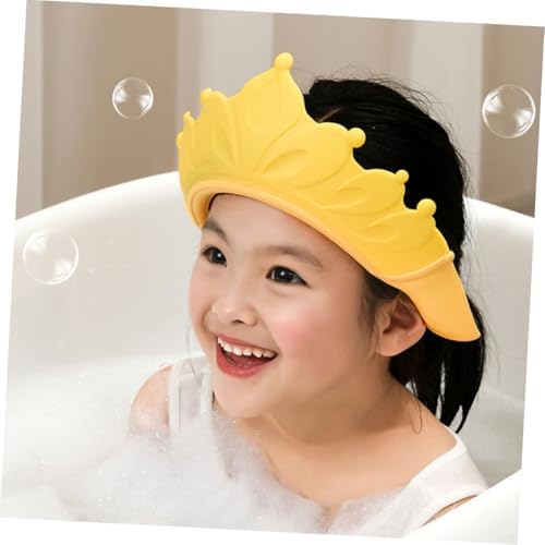 Toddler Crown Shower Cap 3pcs Adjustable PP Tpe Water Shield - Image 6