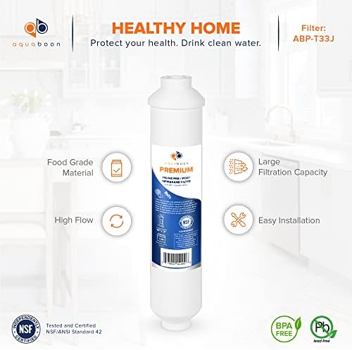 Aquaboon 25-Pack Premium Inline Post/Carbon Polishing Water Filter Cartridge for Reverse Osmosis Systems - Image 3