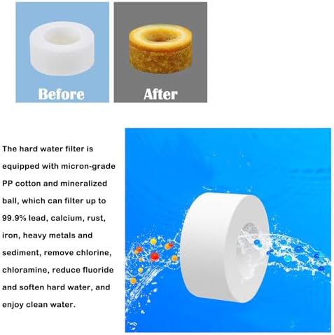 360 Degree Rotating Faucet Filter, Sink Water Faucet Filter Water Purifier Faucet Filter Purifier for Kitchen and Bathroom,Removes Heavy Metals and Hard Water - Image 4
