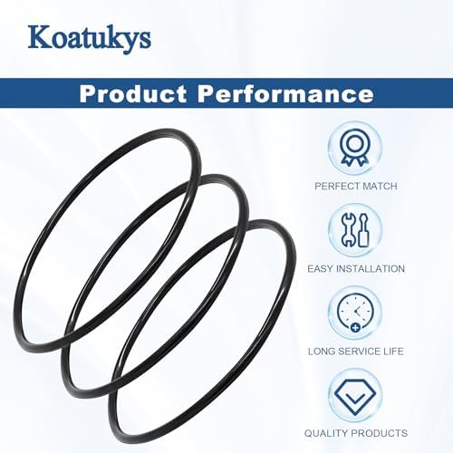 WS03X10038 Water Filter Housing O-Ring Gasket for GE GXWH01C, CXWH08C, GXWH04F, GXWH20F, GXWH20S, GXRM10 & GX1S01R (3/Pack) - Image 6