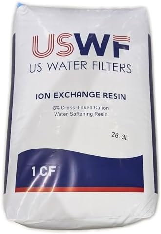Ion Exchange Softener Resin, 1 Cu Ft by USWaterFilters