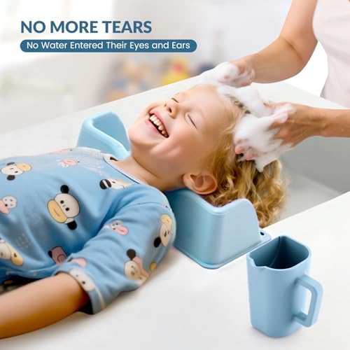 Portable Shampoo Basin for Kids, Hair Washing Station at Home - Image 2