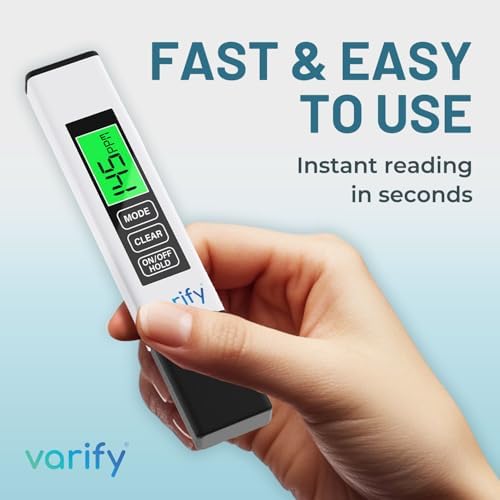 Varify TDS Meter Digital Water Tester for Drinking Water 4in1 Test (2Pack) - Image 2
