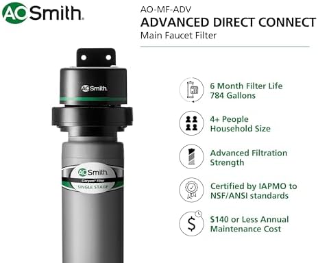 A. O. Smith Under Sink Water Filter | Advanced Direct Connect | AO-MF-ADV - Image 2