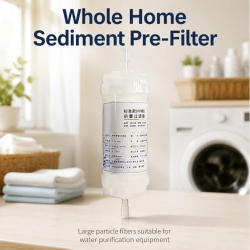 2-Pack PP Sediment Water Filter Cartridge, Universal Pre-Filter for Whole House, Shower, Washing Machine, Toilet & Under-Sink Systems(0.25x6.42 in) - Image 3