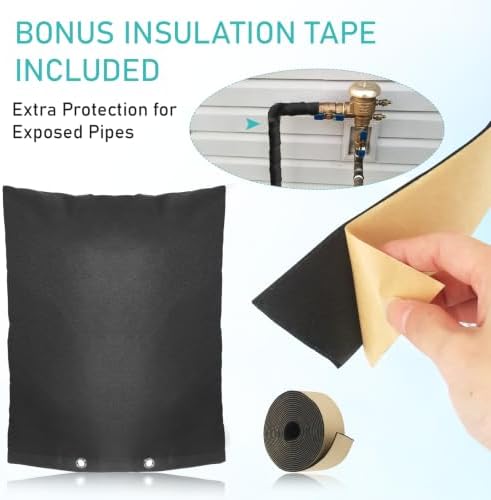 Backflow Preventer Cover 20"H x 17"W for Sprinkler Winter Freeze Protection - Image 4