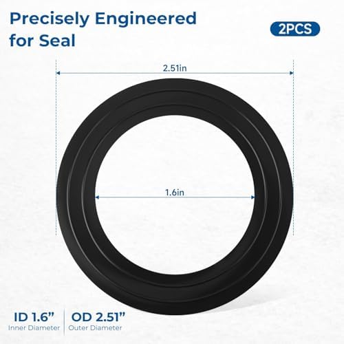 WH23X38617 Drain Pump Filter Gasket Compatible with GE Washer GFQ14ESSN1WW - Image 3